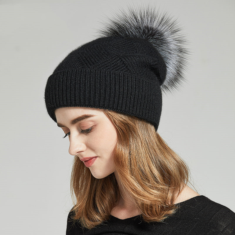 Women's Warm Ear Protection Wool Hat