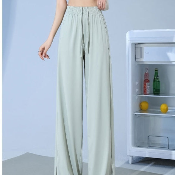 High Waist Drooping Straight Wide-leg Pants Versatile Slimming Loose
