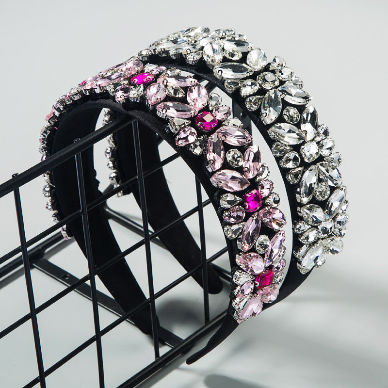 Floral All-match Super  Baroque Wide-brimmed Trend Headband