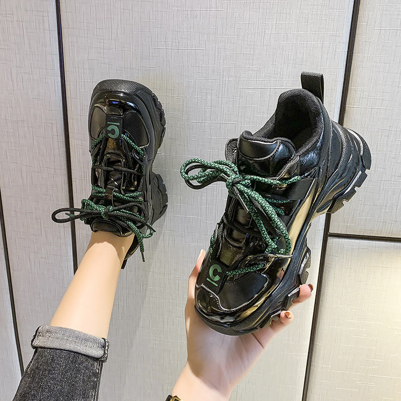 Korean Version Of High Fashion Ins Tide Color Matching Sneakers