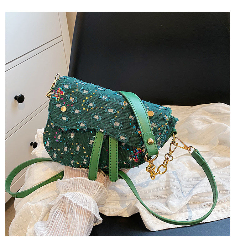 Single Shoulder Messenger Bag Personalized Canvas