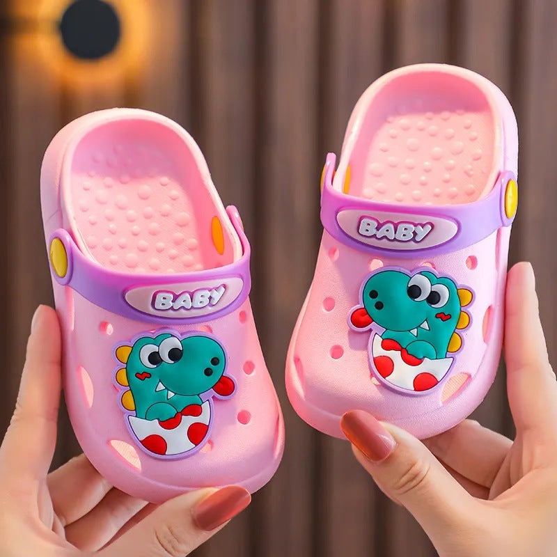 Children's Indoor Non-slip Toe-cap Slippers