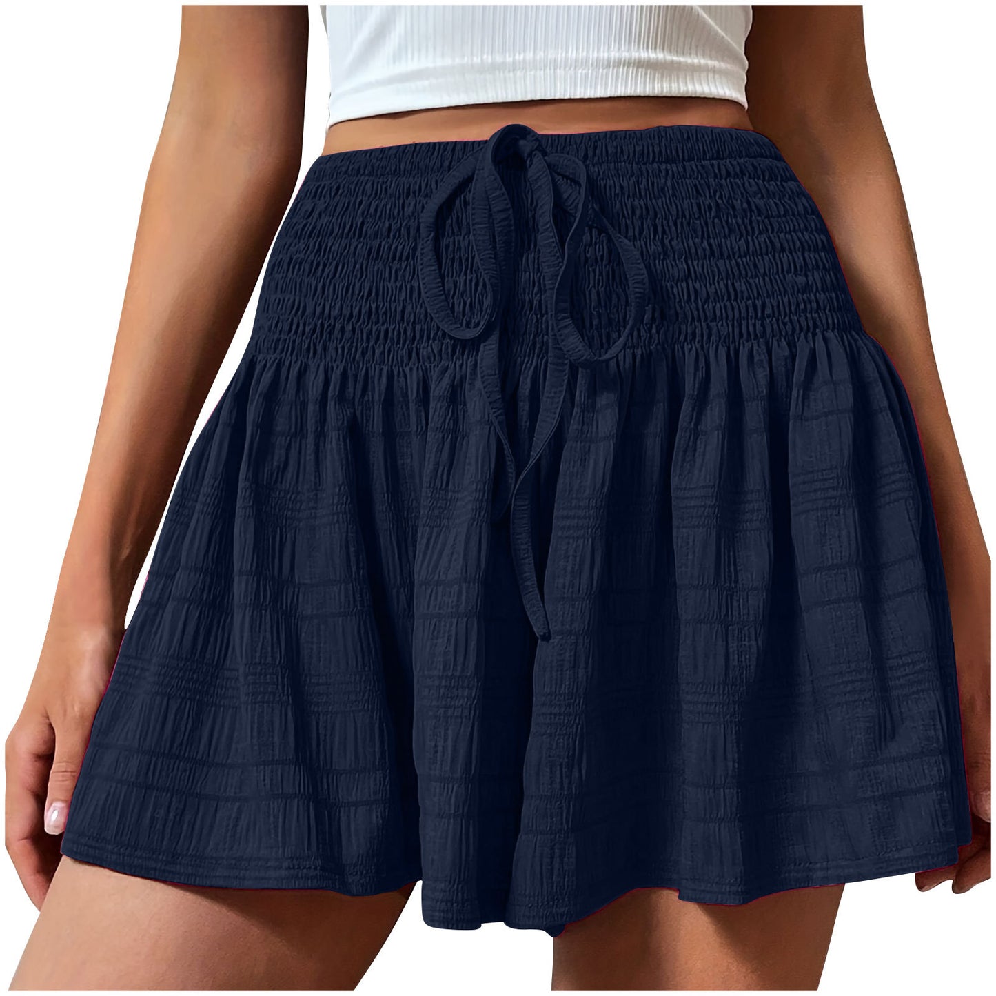 Stylish And Minimalist Drawstring Shorts For Women
