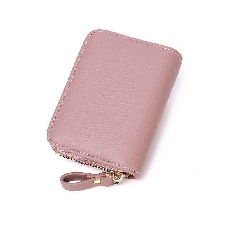 Anti-theft Swiping Expanding Card Holder Men's Ladies Card Holder Card Holder Multifunctional Zipper Small Wallet