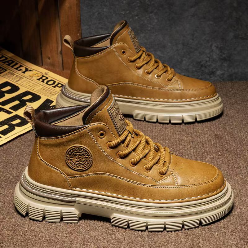 Men's High-top Winter British-style Retro Martin Boots