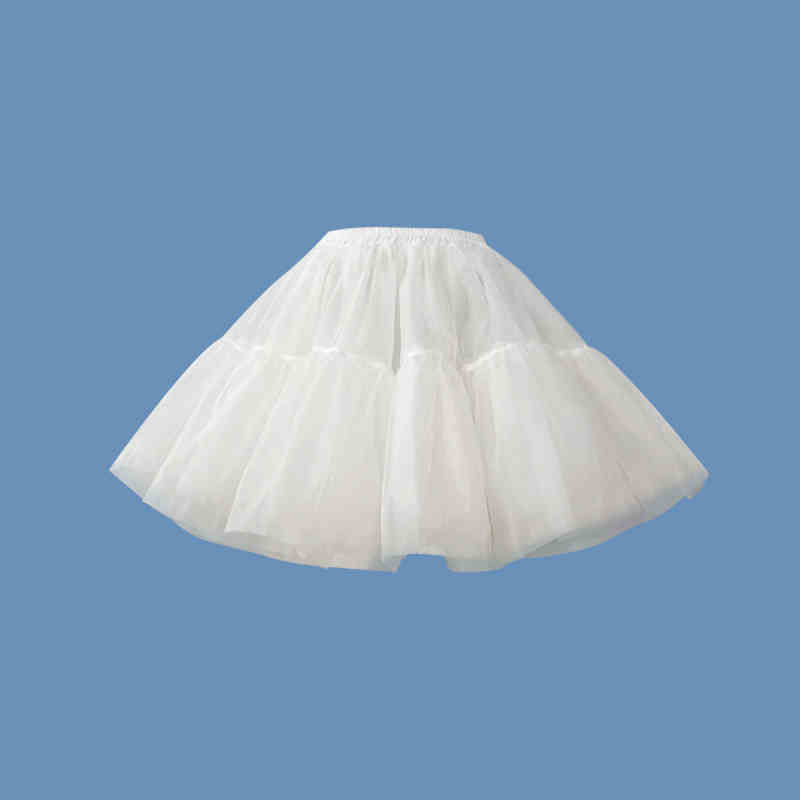 Short Four-layer Soft Veil Boneless Lolita Crinoline
