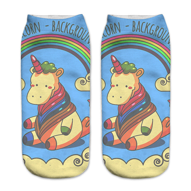 Digital Printing Women's Socks 3d