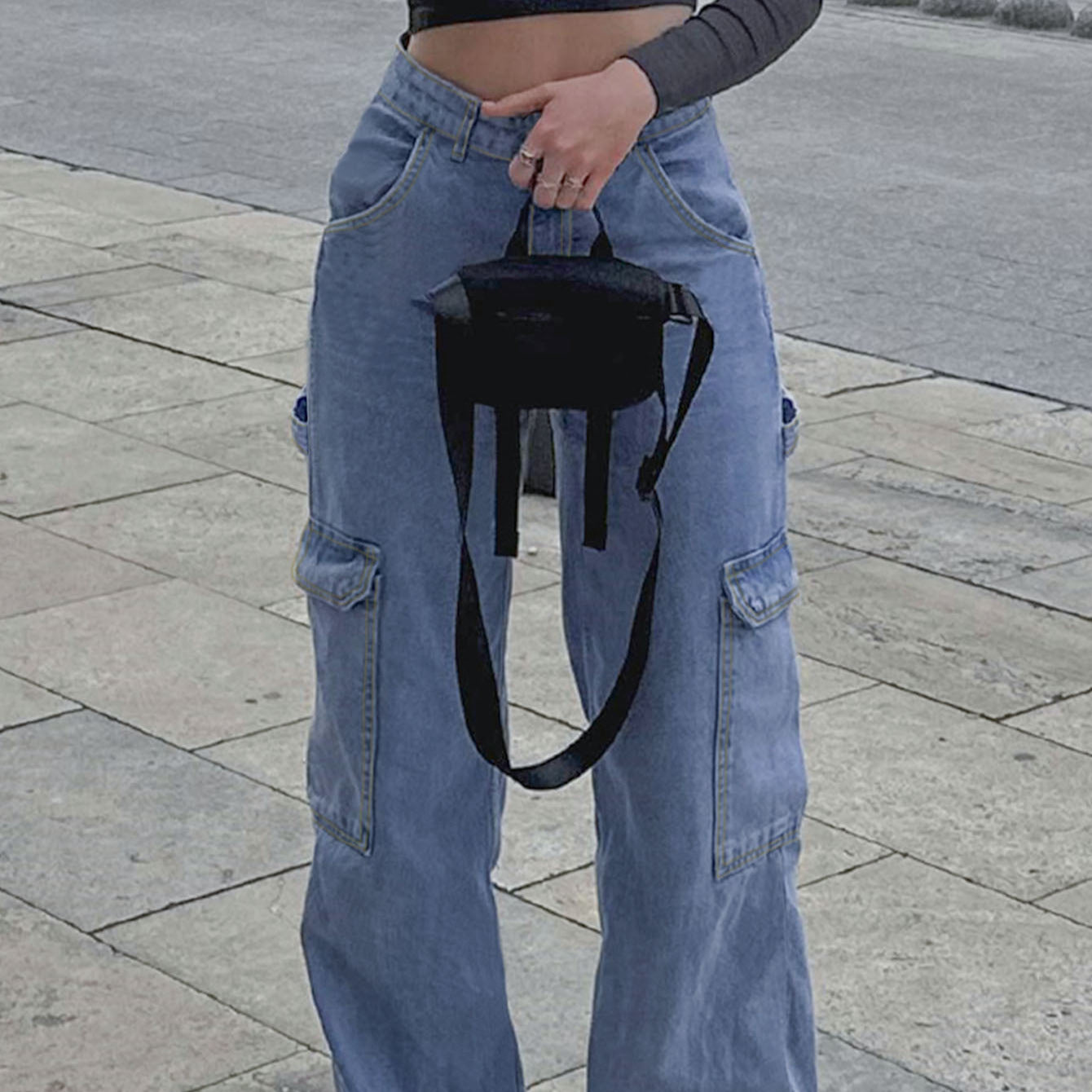 Damemode Personlighed All-match Lige Jeans