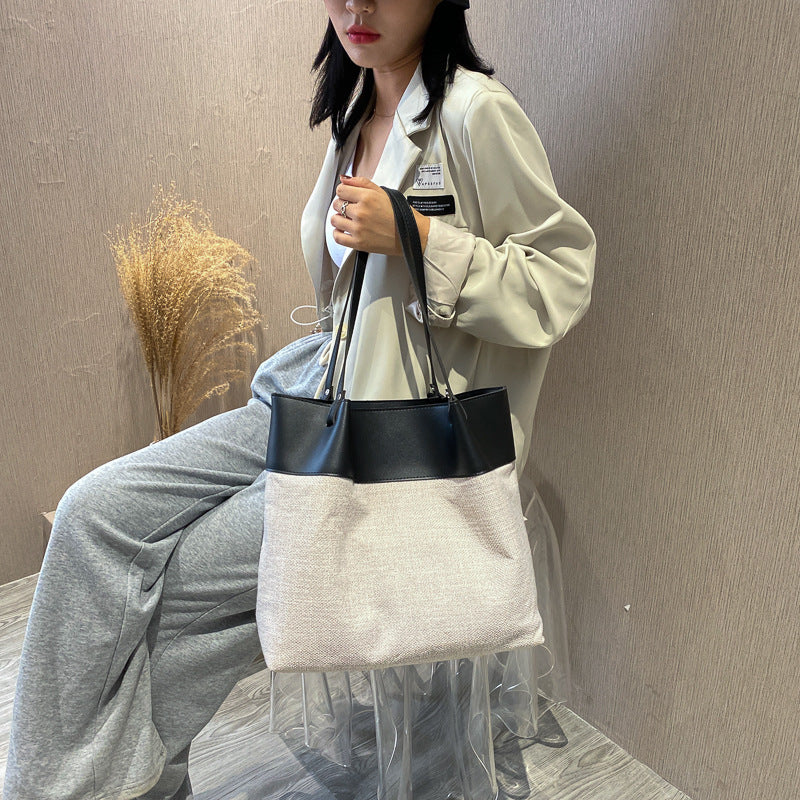 Casual Large-capacity Single-handle Shoulder Bag