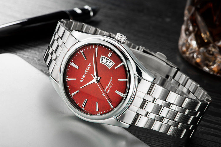 Fashion Steel Band Men's Waterproof Quartz Watch