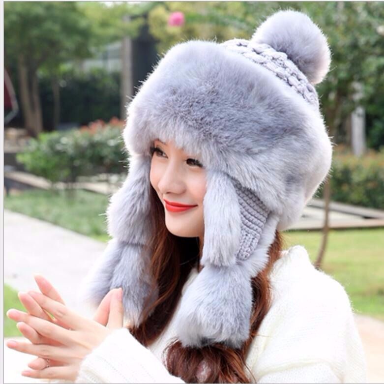 Mongolian Princess Girl Cute Winter Warm Thickened Ear Protection Hat