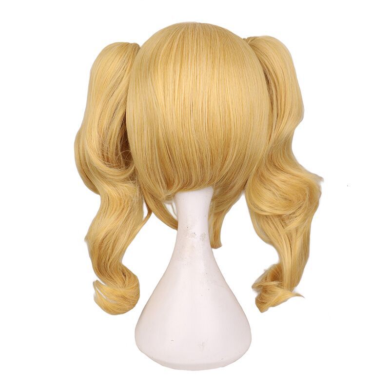 Anime-blond paryk hovedbeklædning