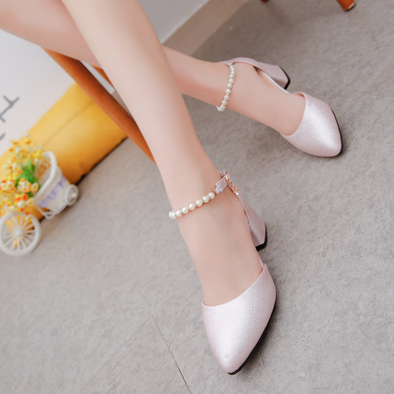 Women's Thick Heel Sandals Summer High Heels