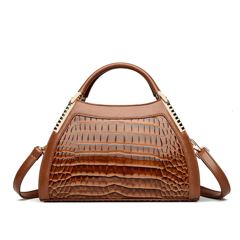 Fashion New Women's Large-capacity Retro Handbag