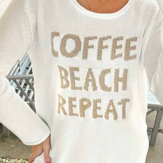 European And American Leisure All-match Letters Printed Loose Long Sleeves Sweater For Women