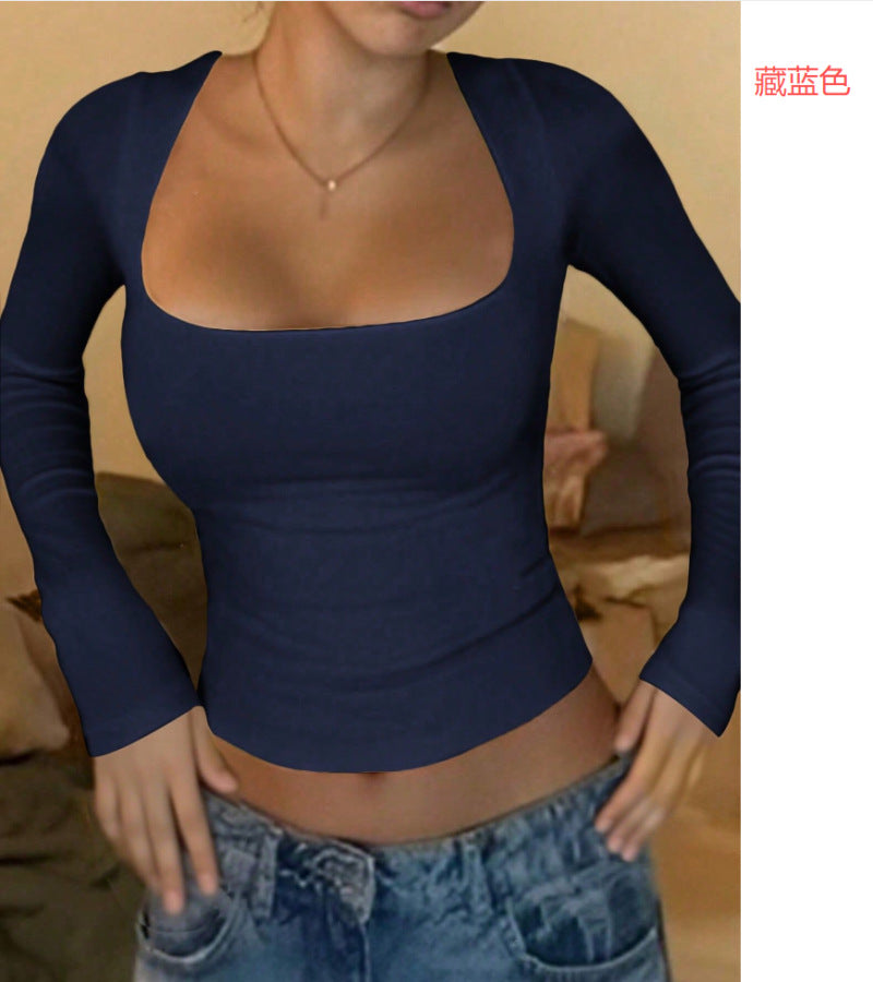 Women's Long-sleeved Slim Vest T-shirt