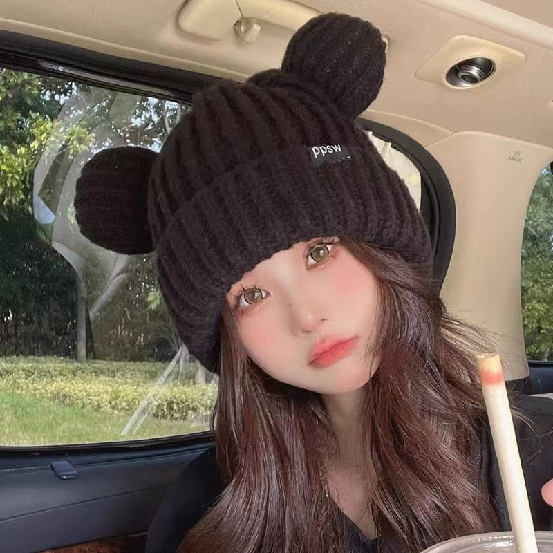 Women's Warm Ear Protection Overhead Hat