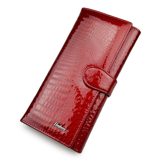Women's Leather Purse Patent Leather European And American Fashion Women's Coin Purse