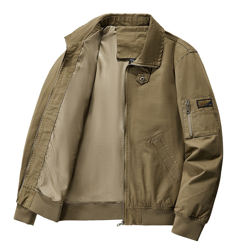 Men's Labor Jacket Baggy Coat Retro