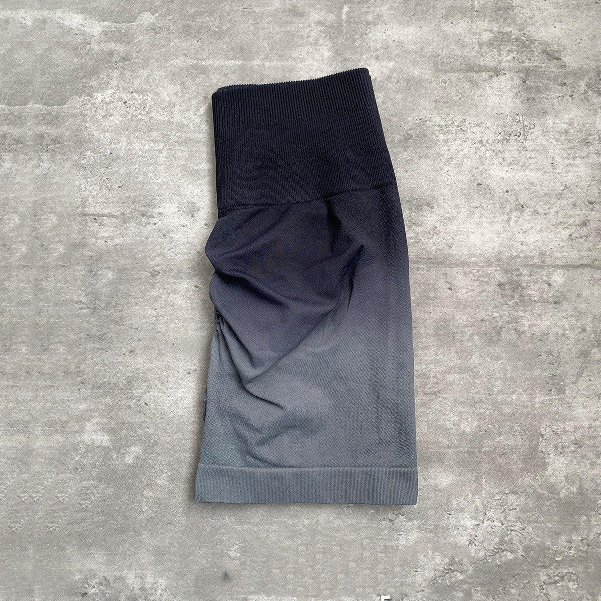 Gradient sømløse yogashorts åndbare, tætsiddende