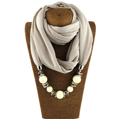Gorgeous Bead Pendant Ring Bib Ladies