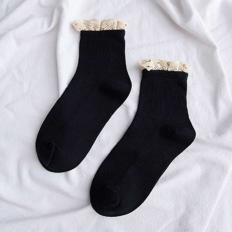 Lace girl socks