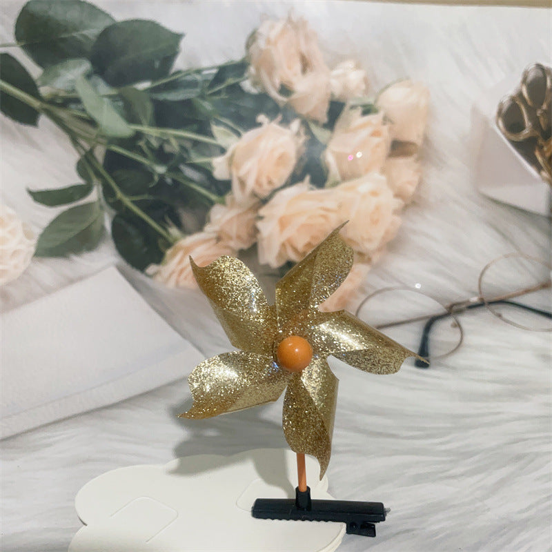 Colorful Windmill Barrettes Duckbill Clip Hairpin