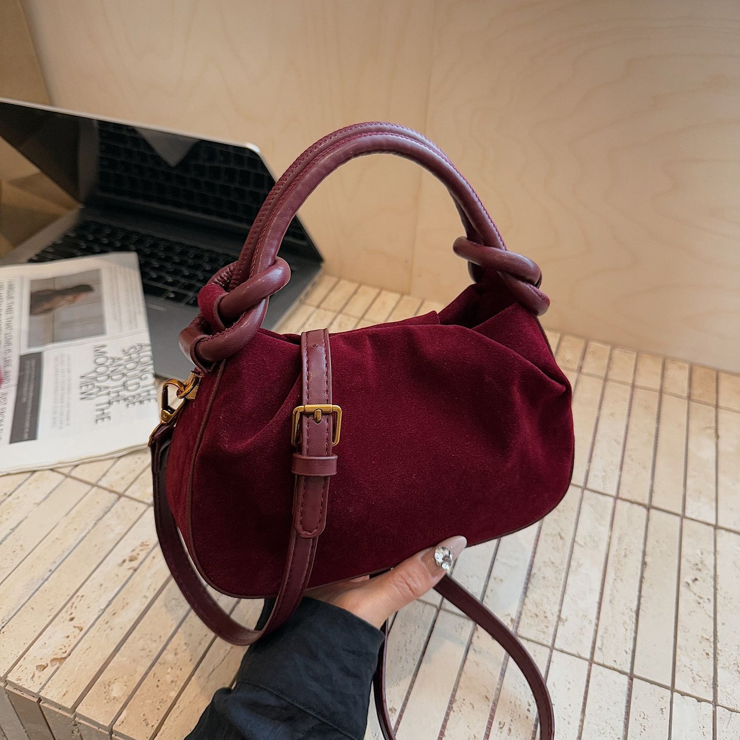 Trendy Retro Hand Women's Bag Korean Style Niche