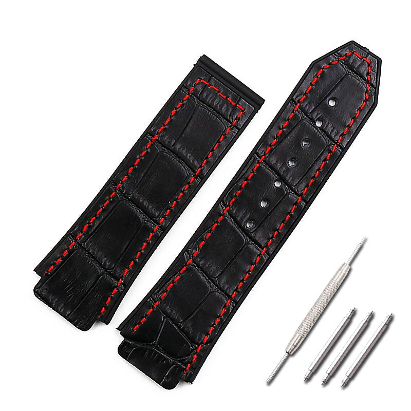 Men's Leather Matte Strap 25mmx19mm For Straps Accessories