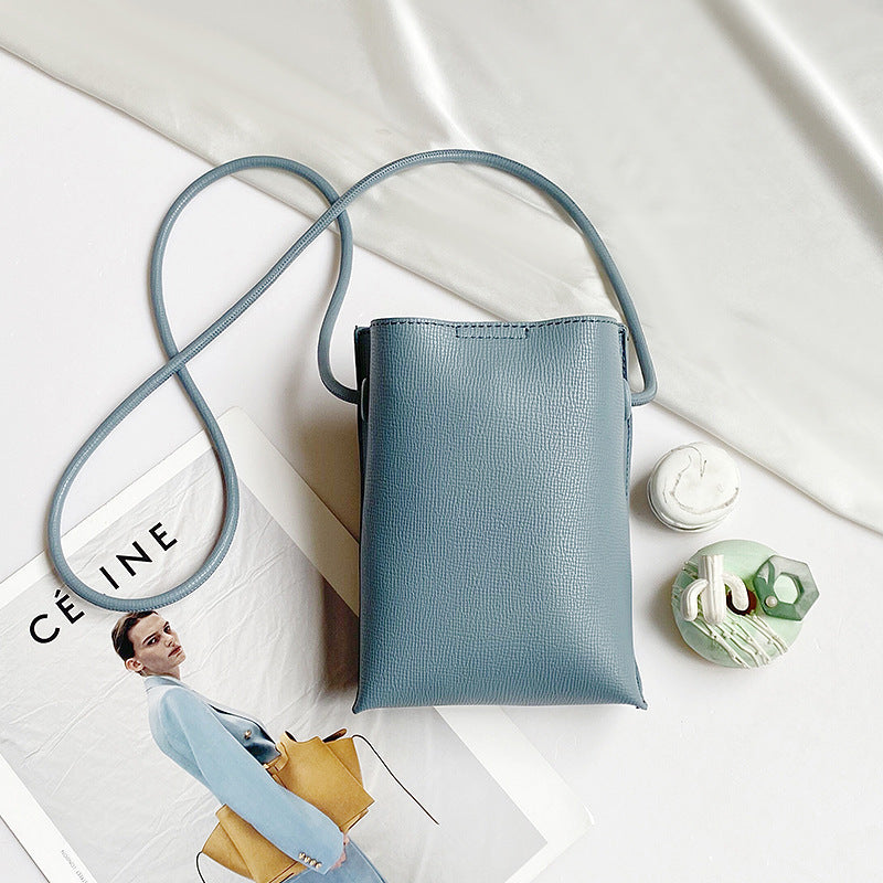 Newomen's Fashion Simple Korean Style Vertical Mobile Phone Bag