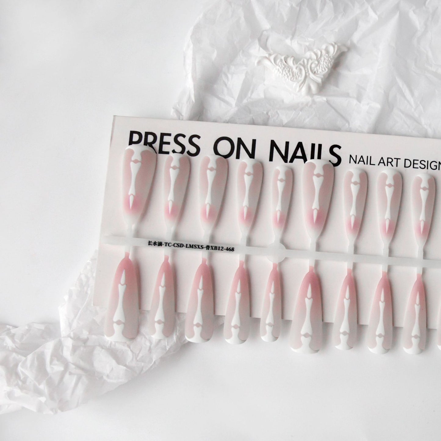 Background Semi-finished Products Wear Nail Tip Prefabricated Nail Tip Pumpkin Million Christmas Dark Goth Secondary Bright Surface