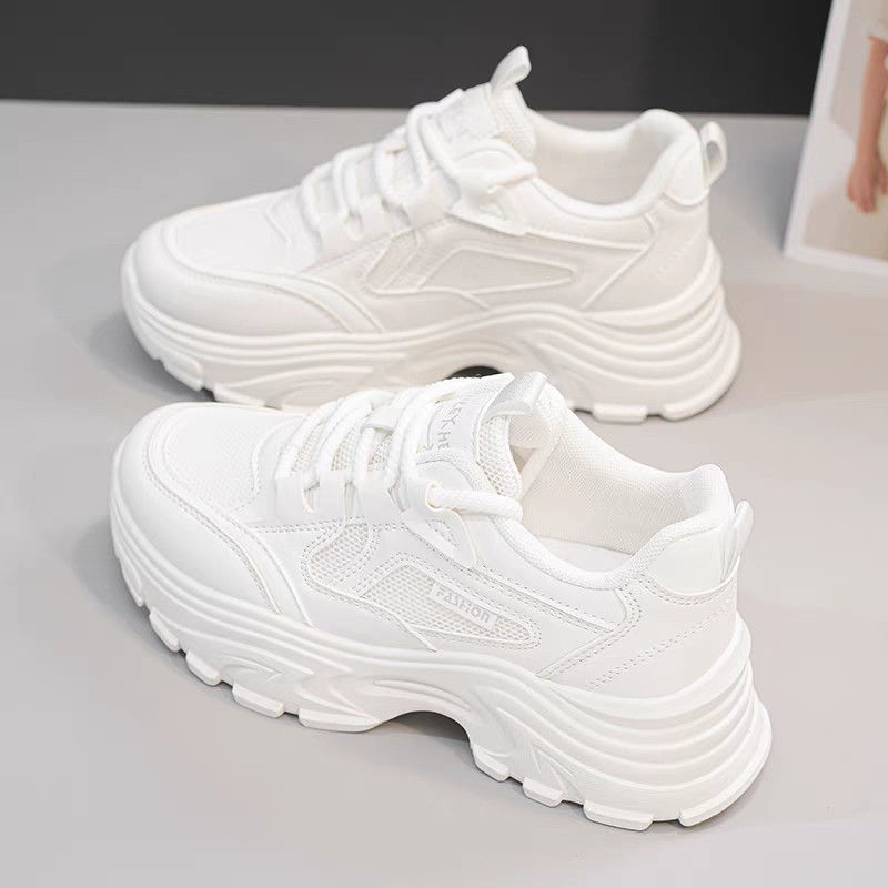 Mesh Breathable All-match Thick Bottom Casual Sports Shoes