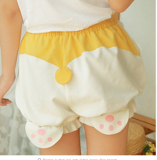 Japanese anime surrounding pumpkin pants Keji ass underwear two yuan soft sister leggings shorts super cute