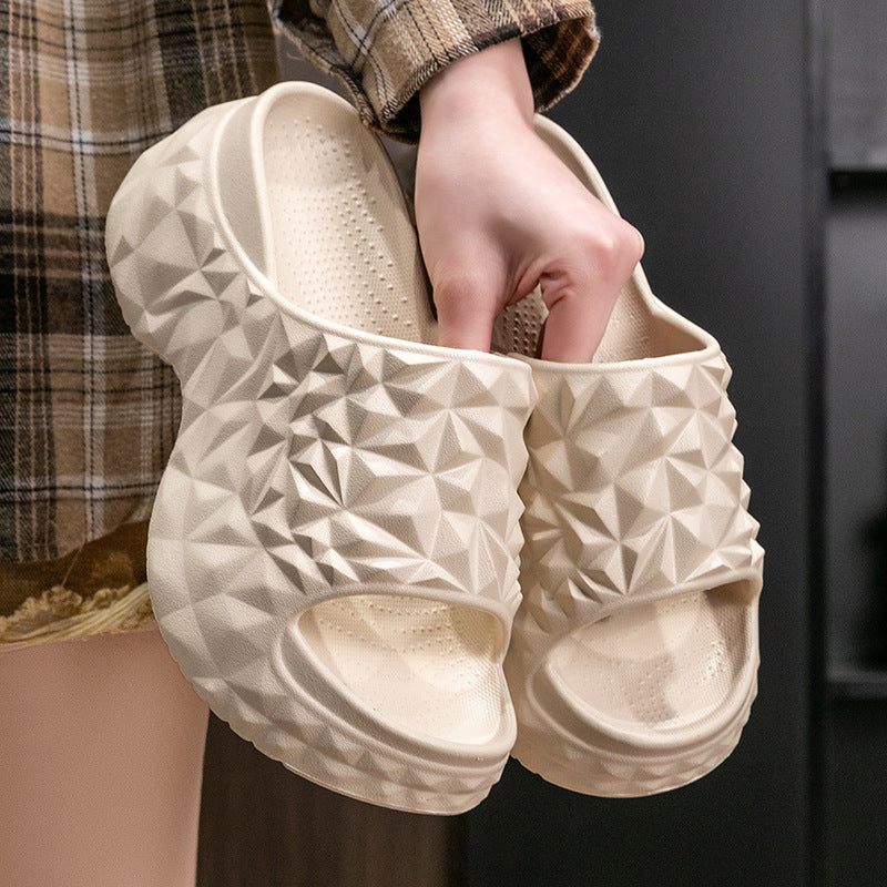 High Heel Eva Slippers Thick Sole Increased Wear-resistant Breathable