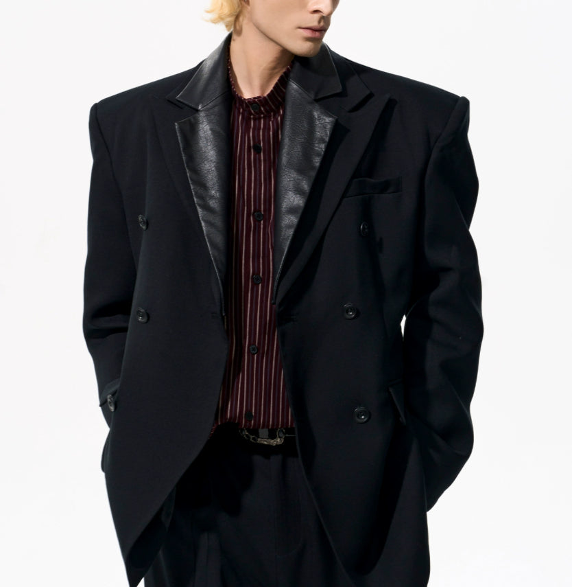 Detachable Wool Tencel Peplum Blazer