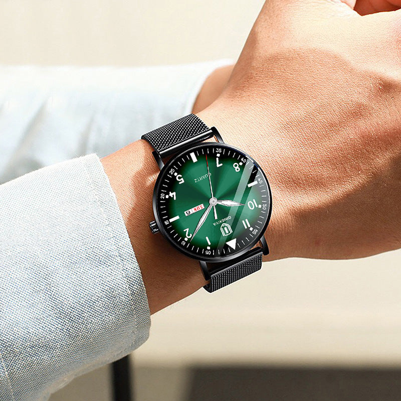 Men's Waterproof Luminous Multifunctional Quartz Watch