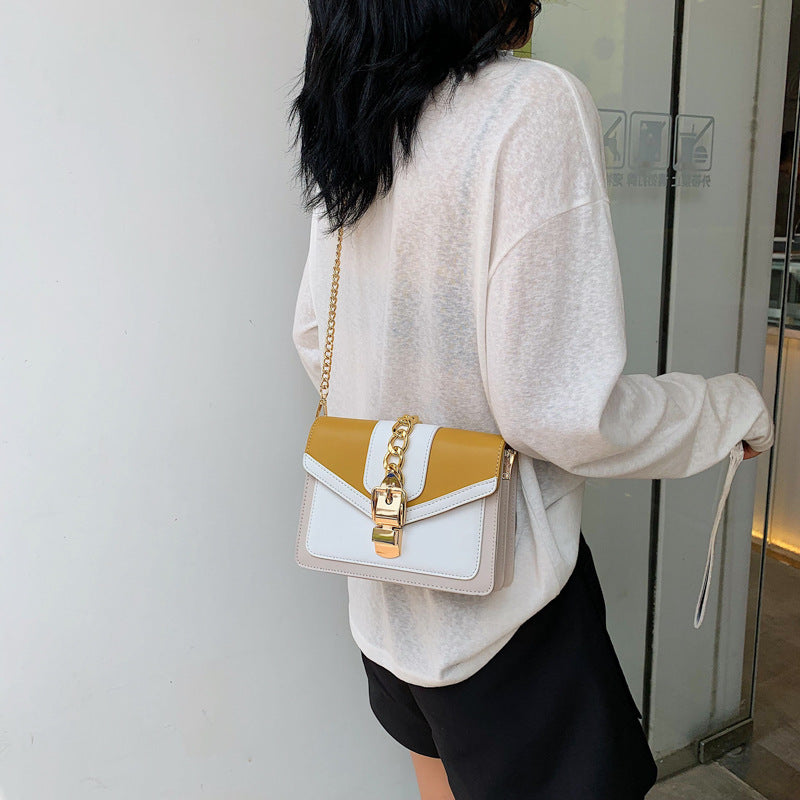 Small Polyester and Cotton Contrast Bag
