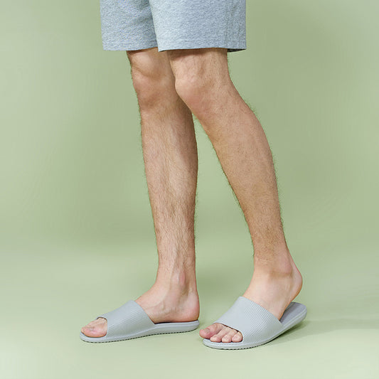 Non-slip couple elastic home slippers
