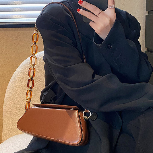 Shoulder Women's Fashion Women's Bag  Acrylic Chain