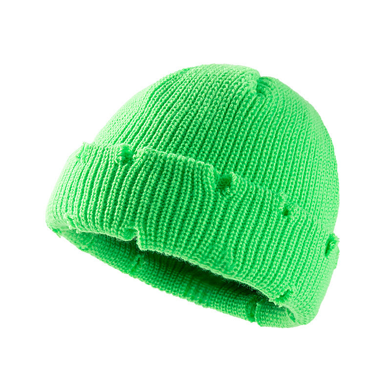 Men's Short Dome Korean Style Knitted Hat