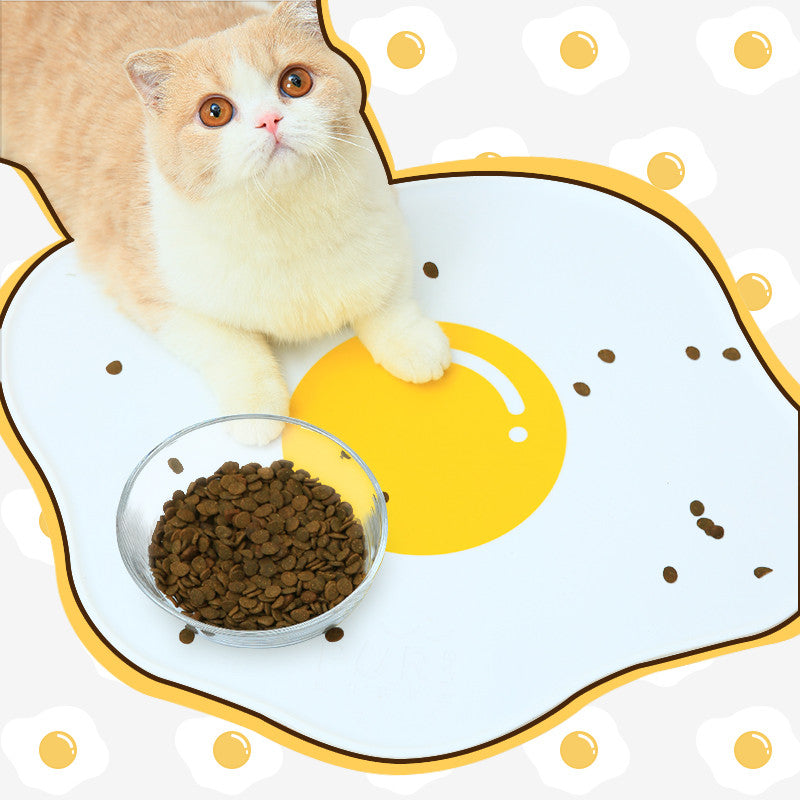 Pet poached egg placemat