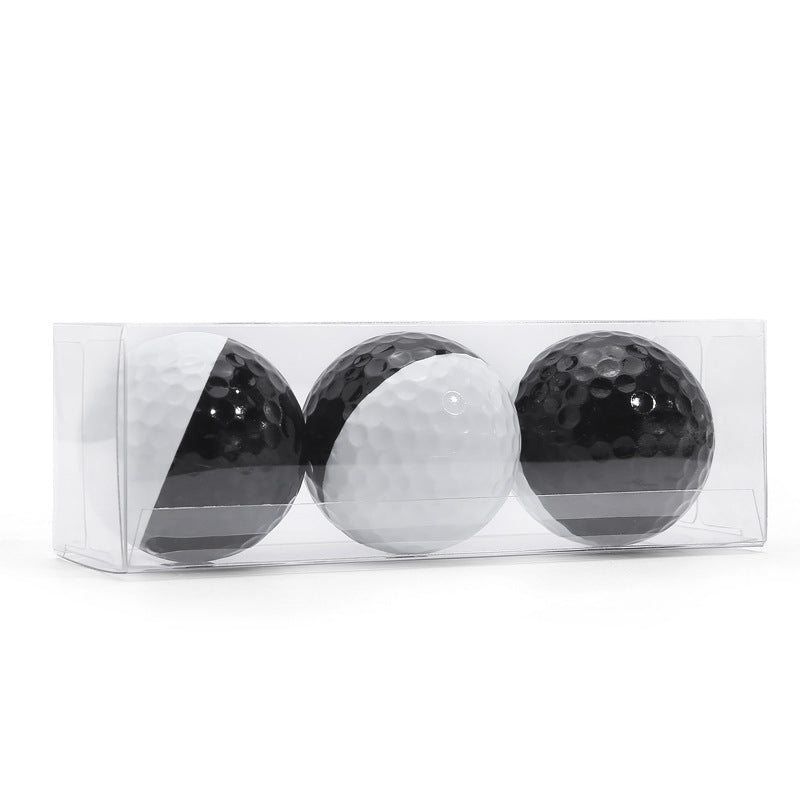 Golf Two-tone Two-layer Ball Putter Practicing Ball