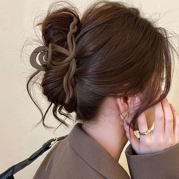 Dried Rose Flower Hair Clip For Women