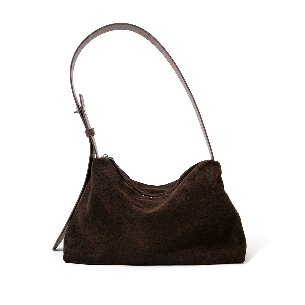 Womens Genuine Leather Bag High-Gloss Matte Cowhide Tote