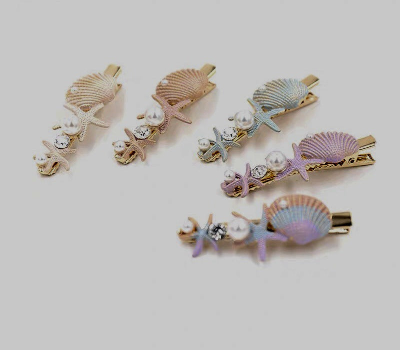 Korean cute and sweet starfish hairpin