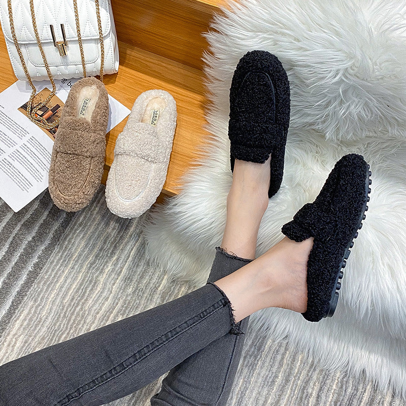 Velvet Padded Warm Plus Size Women's Shoes