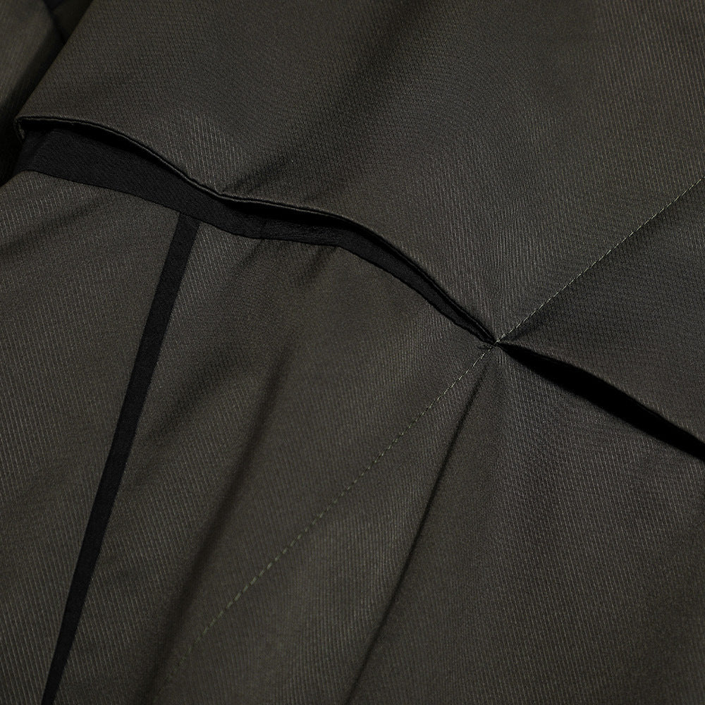 Irregular Design Stitching Lapel Jacket