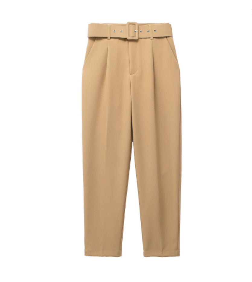 Women's Elegant Graceful Slim-fitting Ankle-tied Casual Pants