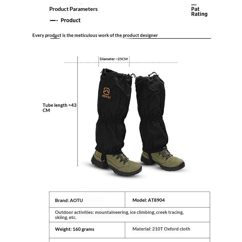 Skiing Outdoor Men's And Women's Hiking Leg Protectors