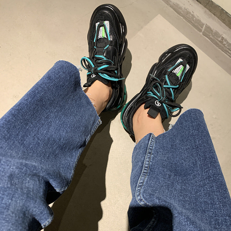 Women's Sponge Cake Running Shoes College Trendy Shoes